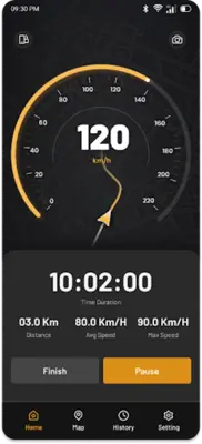 GPS Speedometer android App screenshot 4